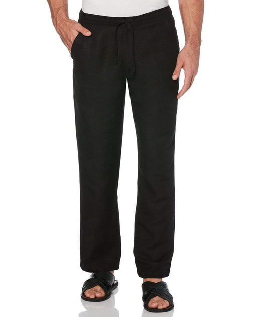 Buy Black Linen Drawstring Pant with Pockets Online at Jayporecom